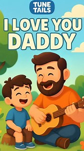 2.5M views · 39K reactions | Daddy Daddy I Love You! ❤️ Cute Kids Song for Dads A heartwarming kids song celebrating the love between fathers and children.  Perfect for Father’s Day, family moments, or simply reminding dad how special he is. Sing along and share the love today!  #DaddyDaddyILoveYou #FathersLove #ILoveYouDad #FamilyLove #TuneTails #KidsSong #HeartwarmingSong #DadAndMe #ParentingJoy #FatherChildBond | Tune Tails | Facebook