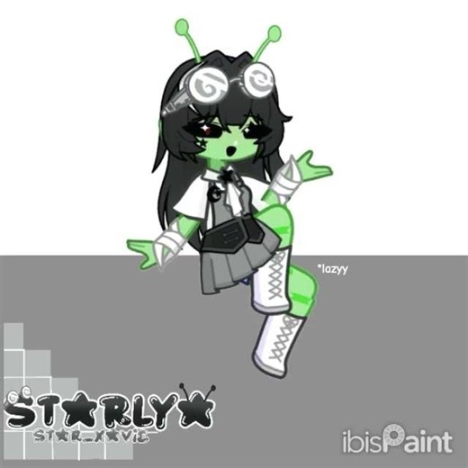 Alien :P |ib: sound| #lazy #shorts #gachalife2 #ibispaintx