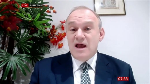'We've got to stand up to Donald Trump, he's a bully' Liberal Democrats leader Ed Davey told #BBCBreakfast the UK should cancel the planned visit by King Charles to the United States in the row over the US President's threat over Greenland https://www.bbc.co.uk/news/live/cx2k7gv0znmt | BBC Breakfast