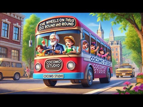 Wheels on the Bus Nursery Rhyme | Preschool Learning Video