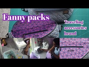 Making Fanny Packs for the Rebrand