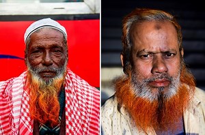 Here's The Reason Why Bangladeshi Men Are Dyeing Their Beards Orange