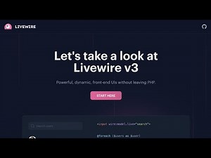 Getting started with Livewire v3