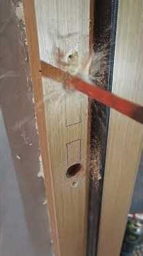 Nose lock installation #Door installation #Interior design #Renovation tips