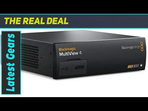 Blackmagic Design MultiView 4: The Ultimate 4K Multi-View Monitoring Solution