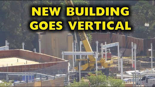 New Building Goes Vertical – Disneyland Construction