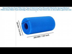 Foam Filter Intex Type A Swimming Pool Reusable Washable Sponge Biofoa