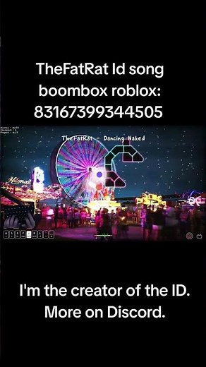 TheFatRat id song boombox roblox #роблокс #boombox #music #roblox #song #thefatrat