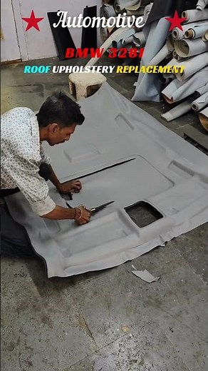 "BMW 328i Roof Upholstery Replacement | Headliner Repair & Restoration by Orchis Interiors"👌#short