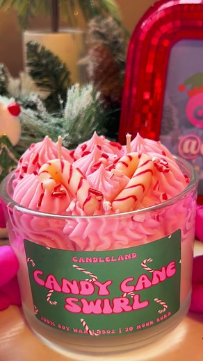 Candy Cane Swirl Candle Making Tutorial