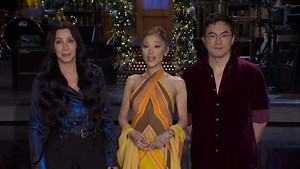 Musical guest Cher is joining host Ariana Grande for a special holiday edition of Saturday Night Live - tune in! ❄️ | Warner Records