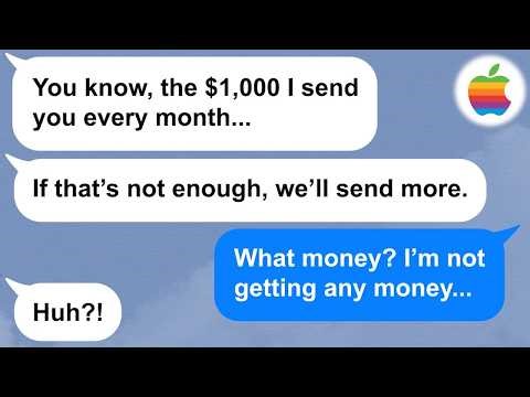 【Apple】I can't visit, so I've been sending my mother money every month to help her...or so I thought