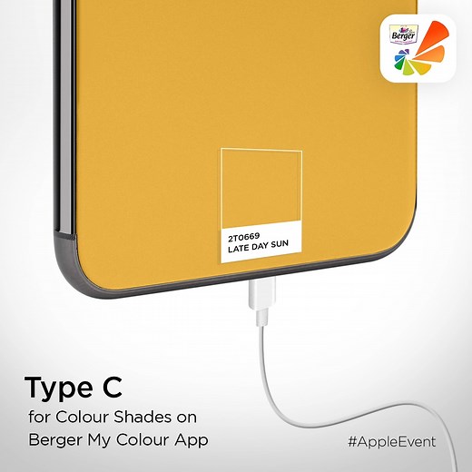 Download Berger Mycolour App and explore from more than 2500 shades to see which shades light up your dream space! *Berger MyColour App is available on both Android and iOS #AppleEvent #iPhone15 #BergerMyColourApp #BergerPaintsIndia #PaintYourImagination | Berger Paints India Ltd.