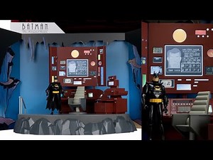 New McFarlane Toys Batman Animated Series Batcave set revealed preorder live now