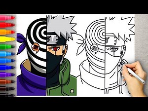 How to Draw Obito and Kakashi | Easy Anime Drawing Tutorial