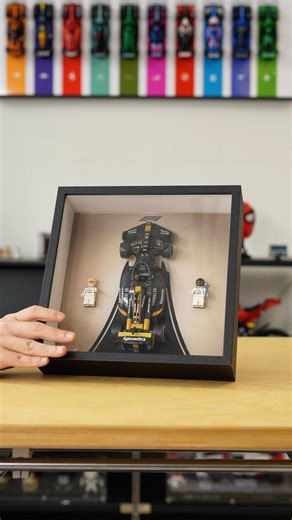 I made a display case for my APXGP F1!#apxgpf1 #legodisplay #legocollection #marksmagic #legof1