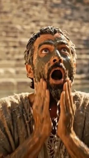 Short Bible Story: “Jesus Heals the Blind Man”(Gospel of John 9:1–7) #bibleverse