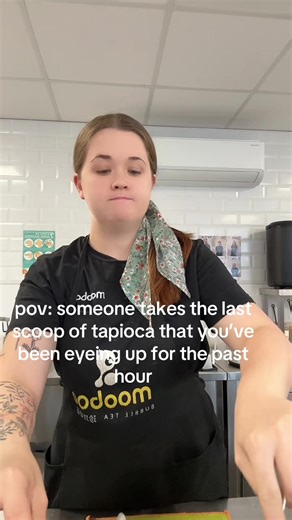 Heartbreaking Tapioca Tea Moment