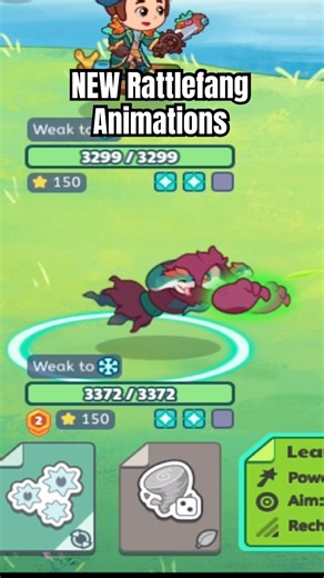 Prodigy Math Game | *NEW* Rattlefang Animations! #shorts #prodigymathgame
