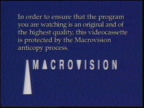 Macrovision Demo Tape