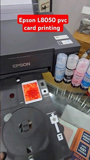 Epson L8050 pvc card printing Best quality Photo print #pvccardprinter