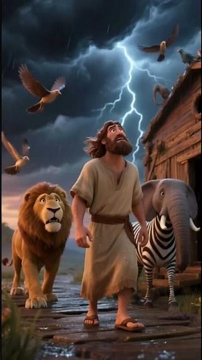 “Noah’s Ark: The Flood Story You Never Heard! 🌊🐾”