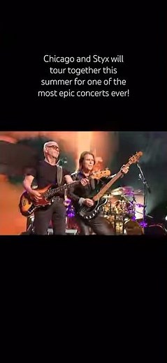 Chicago and Styx will tour together this summer for one of the most epic concerts ever #shorts #styx