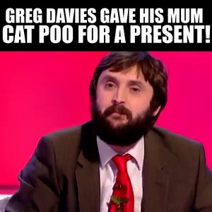 Greg Davies gave his mum poo for Christmas. | Greg Davies Fans