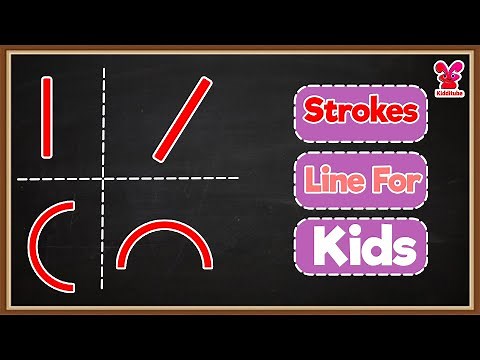 Learn Prewriting Strokes For Kids | Basic Strokes For Kids | PRE WRITING STROKES |