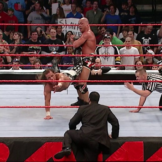 585K views · 2.3K reactions | A win, a loss and a draw for each competitor meant something had to give in the fourth meeting between Kurt Angle and Shawn Michaels 1️⃣6️⃣ years ago today! | WWE Network | Facebook