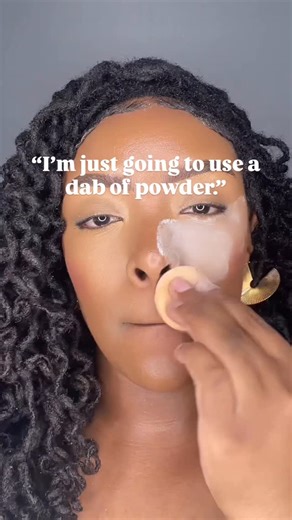 Rose on Instagram: "Welp that escalated quickly! 😂 Setting Powder: @theblinkqueenllc “Translucent” • • • • #settingpowder #makeup #explore"