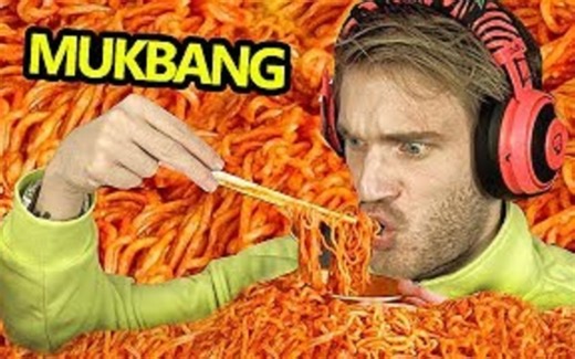 【pewdiepie生肉】阅吃播Mukbang - (55 000 000 epic SpicY Calories)