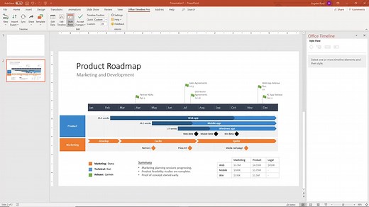 Make timelines in seconds