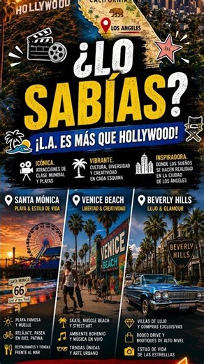 🌴 Los Ángeles – ¡la ciudad de los sueños! #paises #ciudad #lugares #losangeles #usa #travel