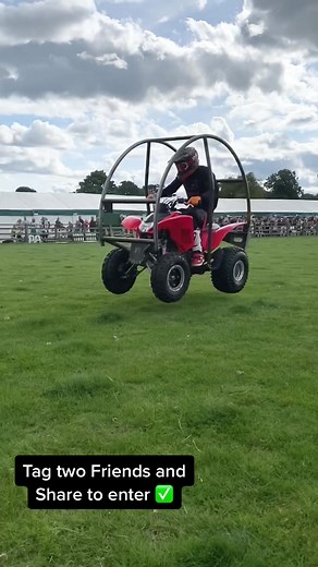 Win a Stunt Experience day with Atvsrunts 🇬🇧 tag 2 friends in comments and share to enter ✅ #atvstunts #paulhannam #rollquad #honda250ex #honda #atv #atvlifestyle #stuntshow #stunts #quadbike #fyp #competition #win #stuntday #devon #quad #agri #yfc #agrispec #sendit #humpday #humpdaywednesday
