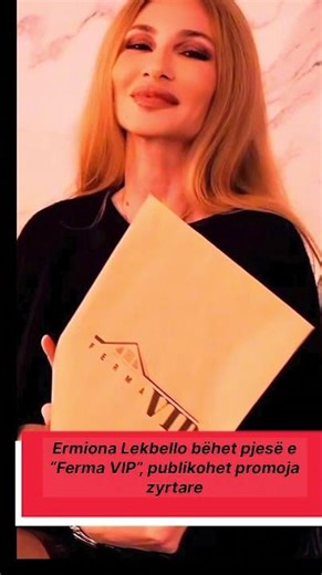 Ermiona Lekbello bëhet pjesë e “Ferma VIP”, publikohet promoja zyrtare #ermiona #fermavip3