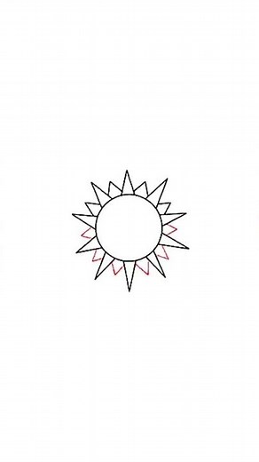 sun drawing for kids | sun drawing easy | how to draw sun easy #sun #short