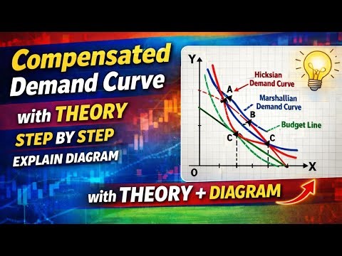 What is Compensated demand curve by hicksian and slutsky approach with diagram explanation
