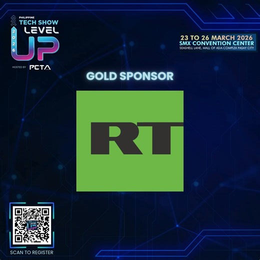 We’re thrilled to welcome RT as a Gold Sponsor at the Philippine Tech Show 2026! RT is a global TV news network providing news, current affairs and documentaries in ten languages: English, Arabic, Spanish, French, German, Serbian, Chinese, Hindi, Portuguese and Russian, and sister multimedia news agency RUPTLY. RT covers stories overlooked by the mainstream media, provides alternative perspectives on current affairs, and acquaints international audiences with a Russian viewpoint on major global 