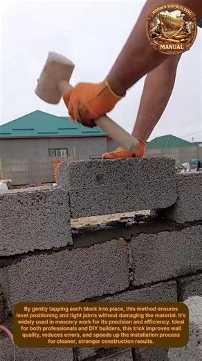 Rubber Mallet Trick for Perfect Block Alignment!