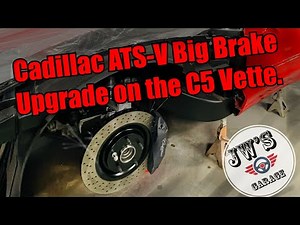 Cadillac ATS-V big brake upgrade on the C5 Corvette FRC project &