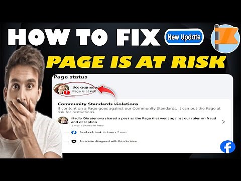 How to Fix "Page is at risk" on Facebook 2025 | Resolve Facebook Page Community Standards Violation