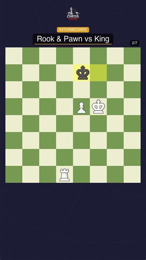Rook & Pawn vs King - How to Checkmate! #chess #endgame #checkmate
