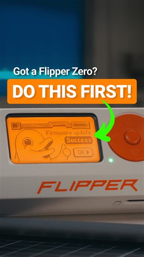 352K views · 9.1K reactions | ⚠️ When you unbox your Flipper Zero for the first time it’s vital that you update the firmware 邏 Just follow these instructions! #tech #flipperzero | Flipper Zero | Facebook