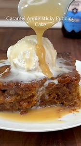 Sticky Apple Pudding Cake 🍎 This one’s rich, moist, and packed with cozy spice. Made with applesauce, dates, and warm molasses, then topped with the silkiest toffee sauce. It’s sweet, sticky, and the kind of dessert that feels like a hug. For the full recipe, comment “Apple pudding cake” and I’ll DM it to you! 👇 #applepudding #stickytoffeecake #cake #cakerecipe #bakingfromscratch#fallbaking #comfortdessert #fallvibes | The Salty Cooker