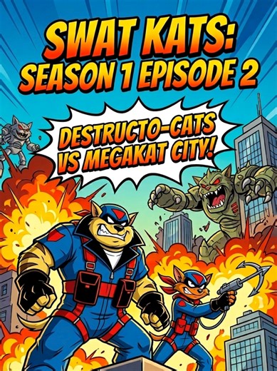 Swat Kats | The Mega Kats City 🌆🌆 #RetroAnime #childhoodmemories #90sCartoons #Nostalgia #ClassicCartoons