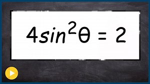 How to write all the solutions to a trig equation that is squared