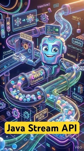 Java Stream API Explained in 40 Seconds! ☕️ #Java #shorts