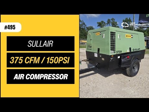 SULLAIR 375 CFM | #aircompressor #equipment #texas #odessa