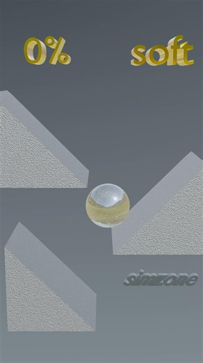 "Watch the Mind-Blowing Transformation: 0% - 100% Soft Body sphere Simulation in Action!"